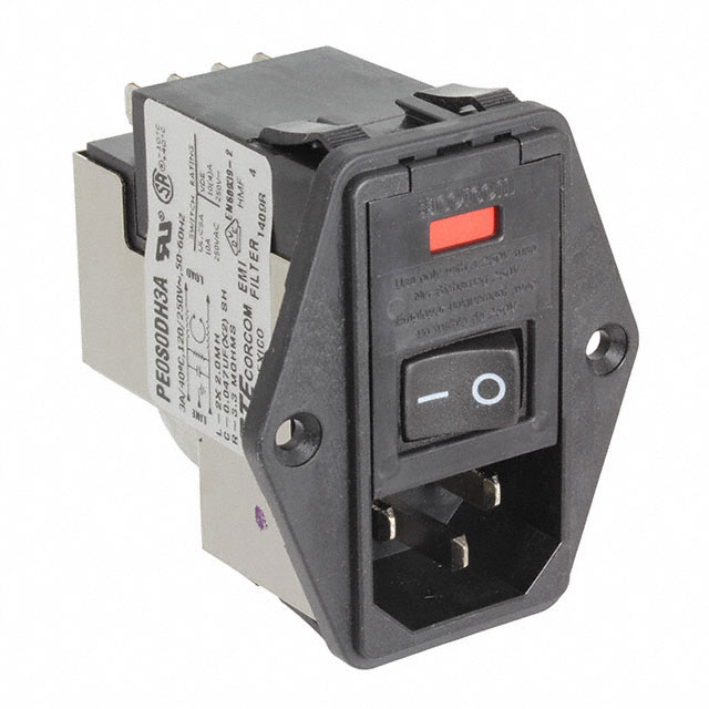 4-6609929-5 TE Connectivity Corcom Filters  Power Entry Modules (PEM)