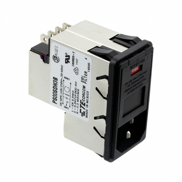 1-6609103-7 TE Connectivity Corcom Filters  Power Entry Modules (PEM)