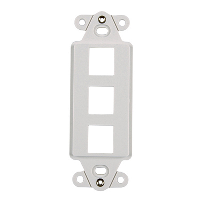 FPRMF3-W HellermannTyton  Keystone Faceplates Frames