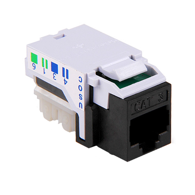 RJ45FC3-BLK HellermannTyton  Inserciones Keystone