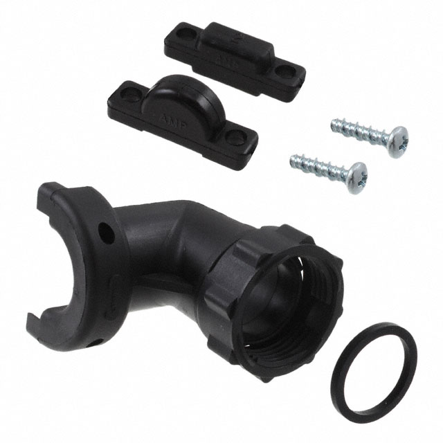 1546746-3 TE Connectivity AMP Connectors  Carcasas traseras y abrazaderas de cables