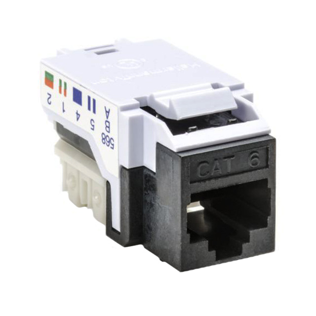 RJ45FC6-BLK HellermannTyton  Inserciones Keystone