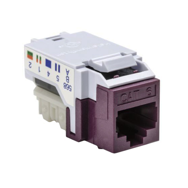 RJ45FC6-VIO HellermannTyton  Inserts Keystone