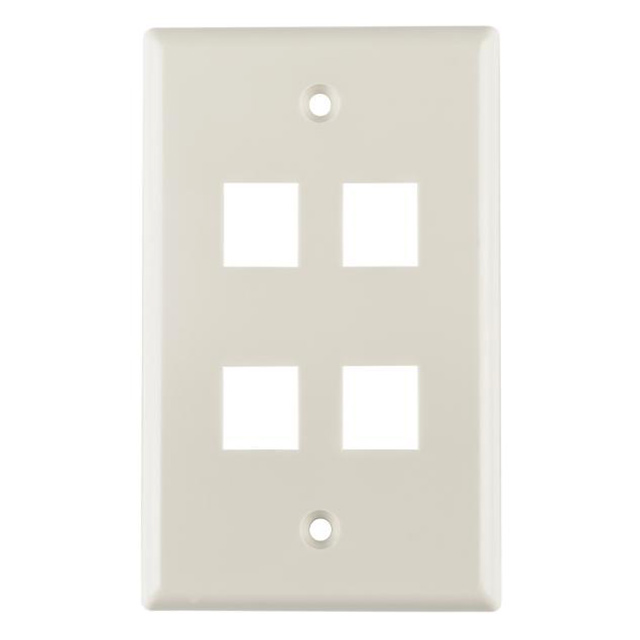 FPQUAD-FW HellermannTyton  Cornici per placche Keystone