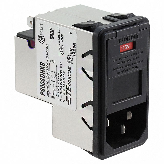 4-6609106-2 TE Connectivity Corcom Filters  Moduli di ingresso alimentazione (PEM)