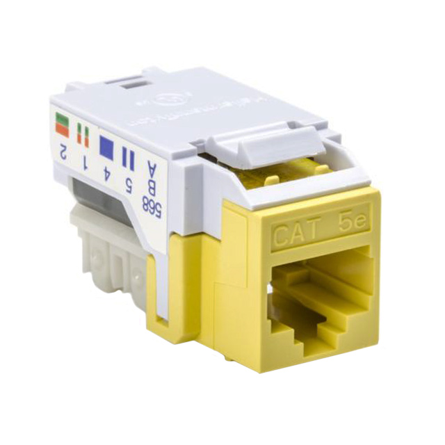 RJ45FC5E-YEL HellermannTyton  Inserciones Keystone