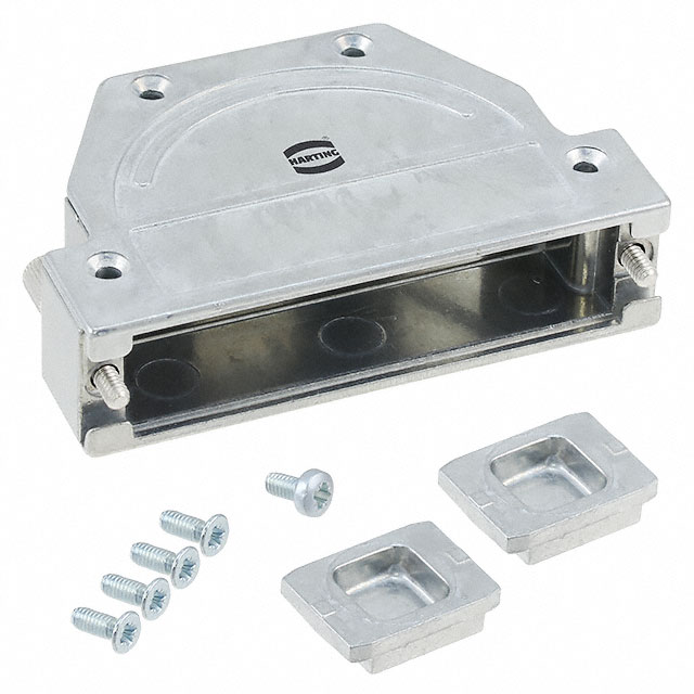 61030010019 HARTING  Capots de connecteurs D-Sub en forme de D