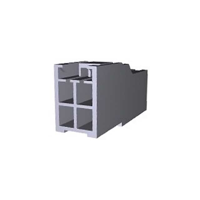 176284-6 TE Connectivity AMP Connectors  Rectangular Connector Housings