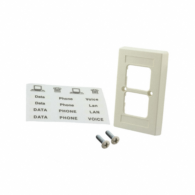 555650-1 TE Connectivity AMP Connectors  Marcos de placas frontales Keystone