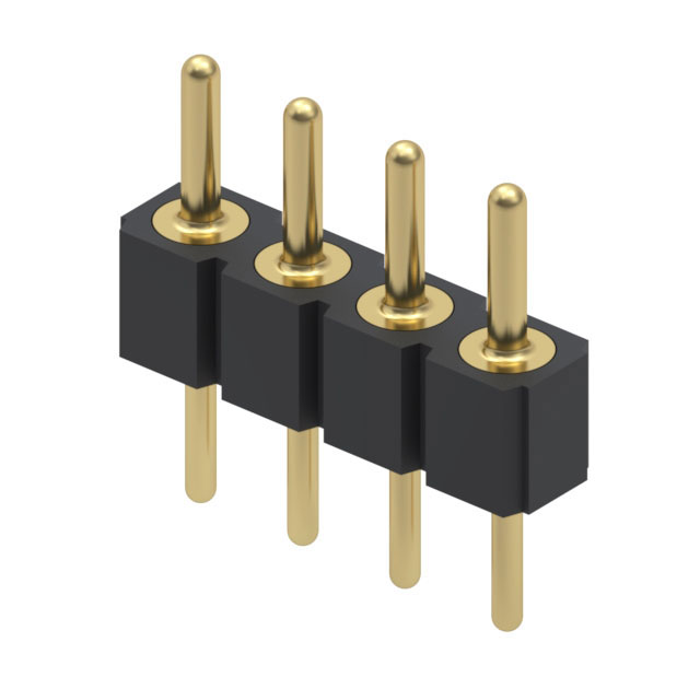 800-10-004-10-002000 Mill-Max Manufacturing Corp.  Embases à broches mâles