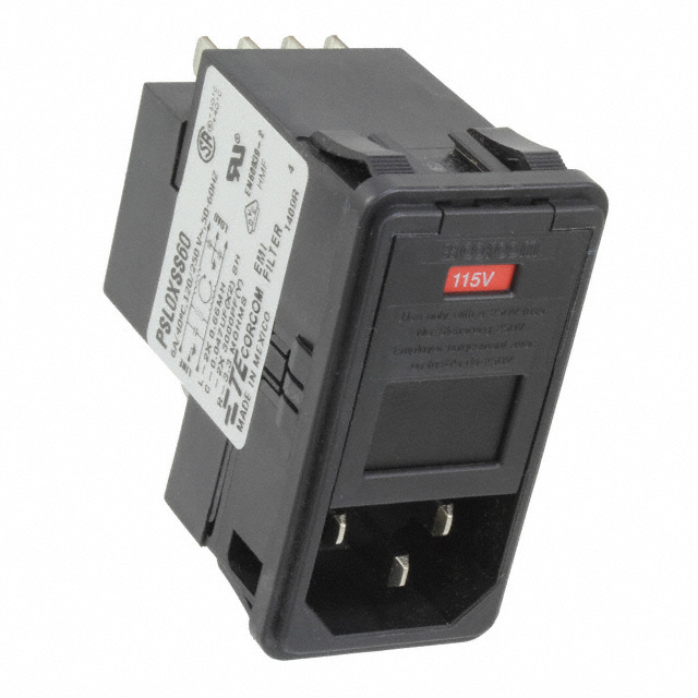 PSL0XSS60 TE Connectivity Corcom Filters  Power Entry Modules (PEM)