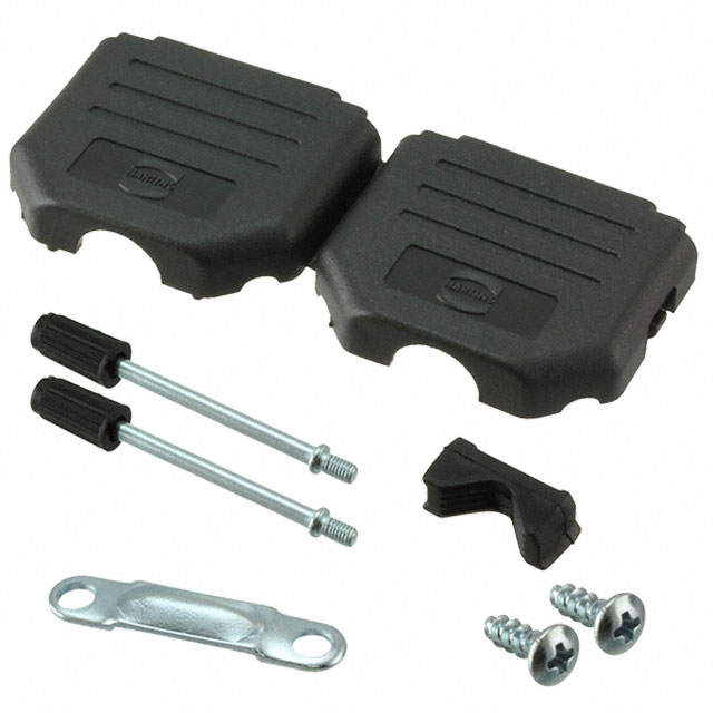 9670150426 HARTING  Carcasas traseras para conectores D-Sub en forma de D