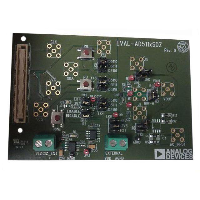 EVAL-AD5116EBZ Analog Devices Inc.  Cartes et kits d'évaluation et de démonstration