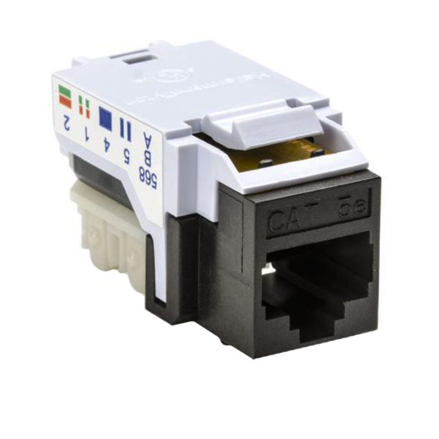 RJ45FC5E-BRN HellermannTyton  Inserciones Keystone