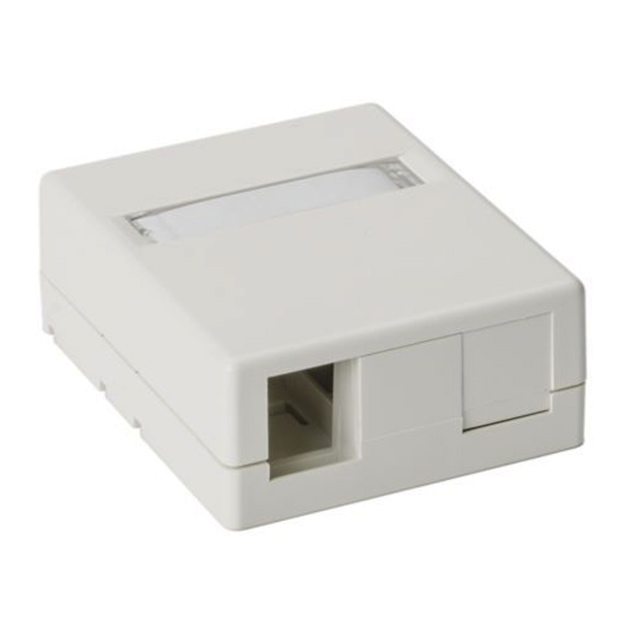 SMBDUAL-FW HellermannTyton  Keystone Faceplates Frames