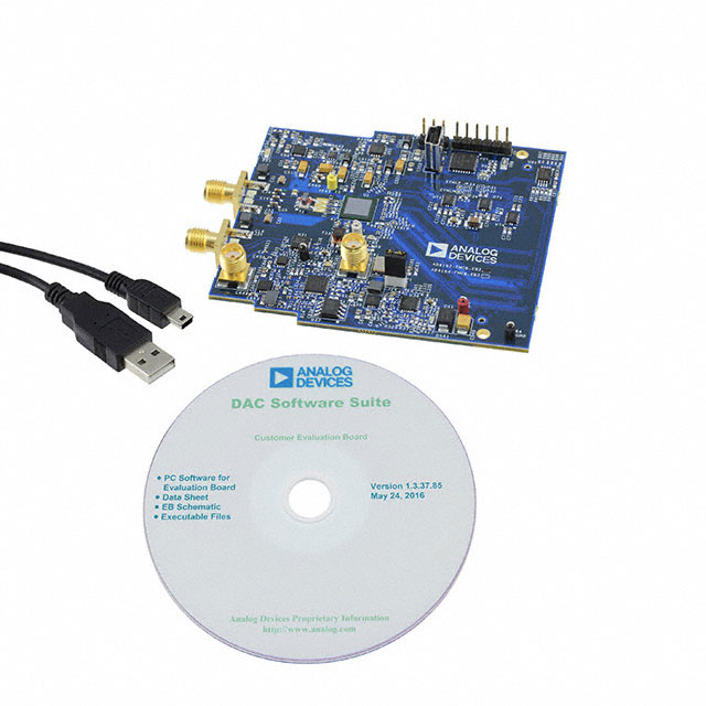 AD9162-FMCB-EBZ Analog Devices Inc.  Cartes d'évaluation des convertisseurs numériques-analogiques (DAC)