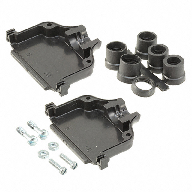 5748678-5 TE Connectivity AMP Connectors  Capots de connecteurs D-Sub en forme de D