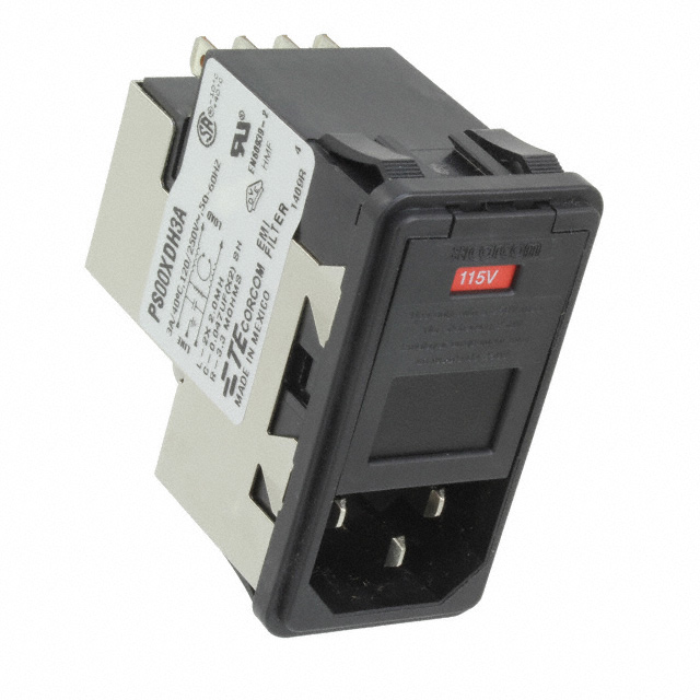 PS00XDH3A TE Connectivity Corcom Filters  Moduli di ingresso alimentazione (PEM)