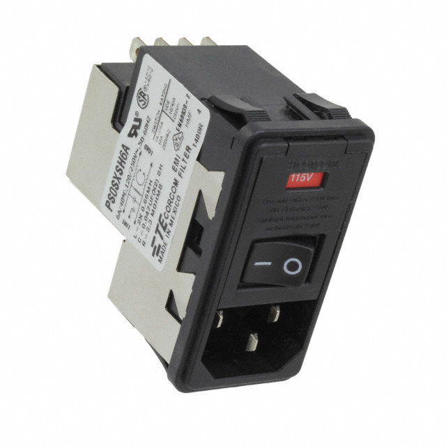 PS0SXSH6A TE Connectivity Corcom Filters  Power Entry Modules (PEM)