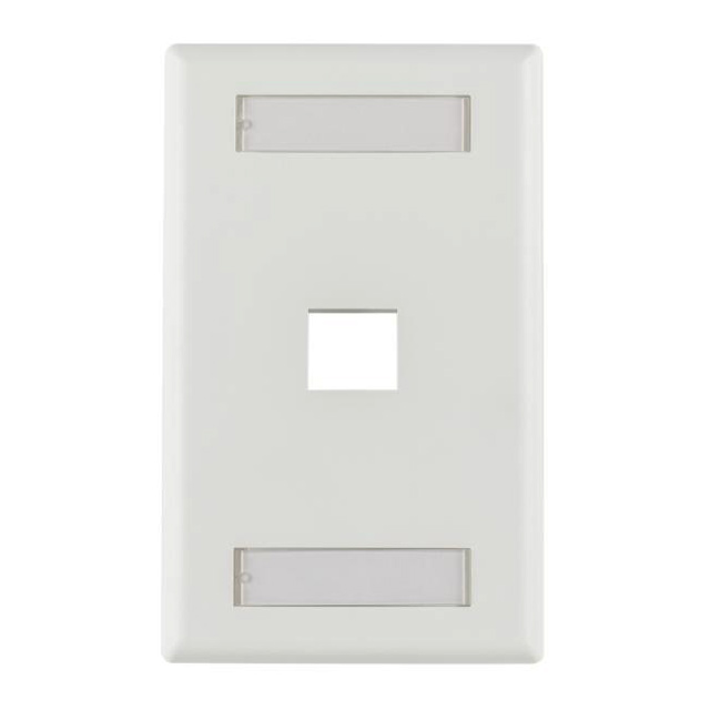 FPISINGLE-W HellermannTyton  Cornici per placche Keystone