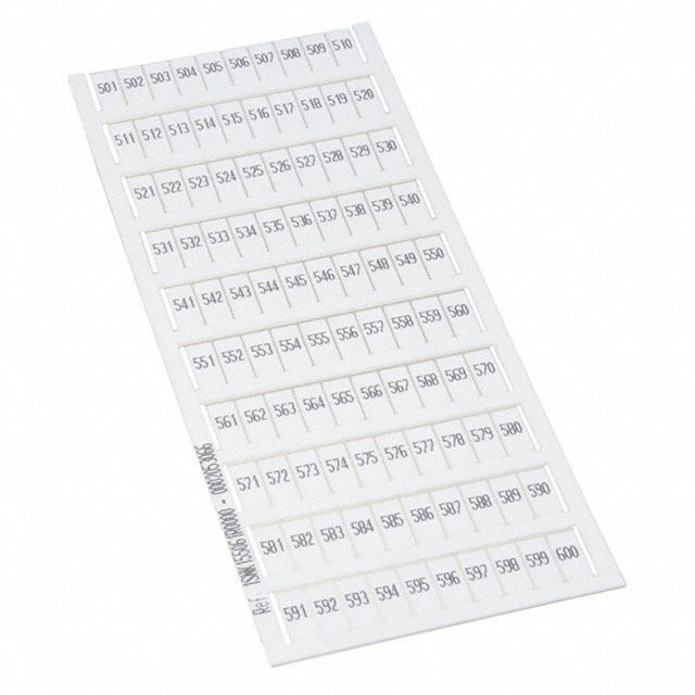 1SNK155061R0000 TE Connectivity ENTRELEC  Bandes de marquage pour borniers