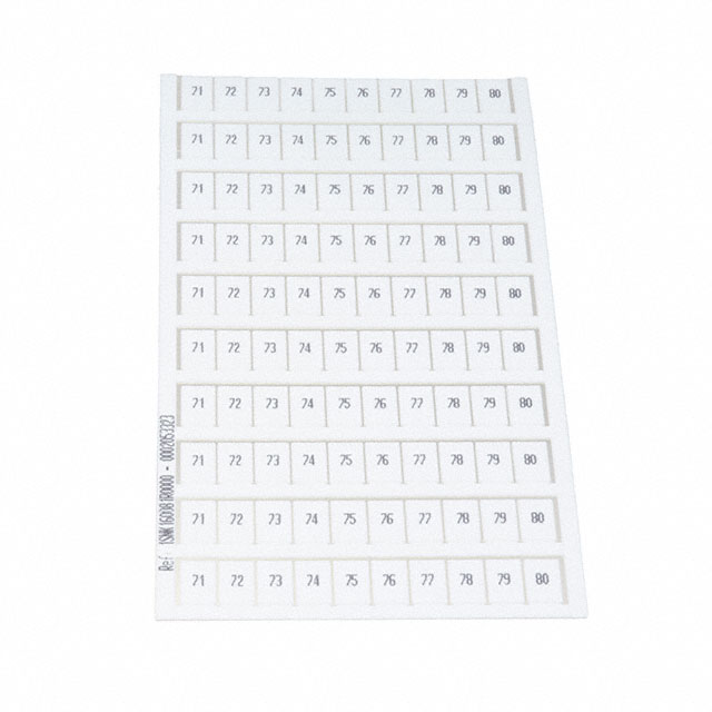 1SNK160081R0000 TE Connectivity ENTRELEC  Strisce di marcatura per morsettiere