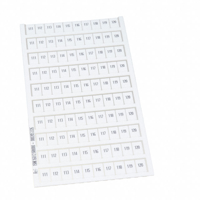 1SNK160121R0000 TE Connectivity ENTRELEC  Terminal Block Marker Strips