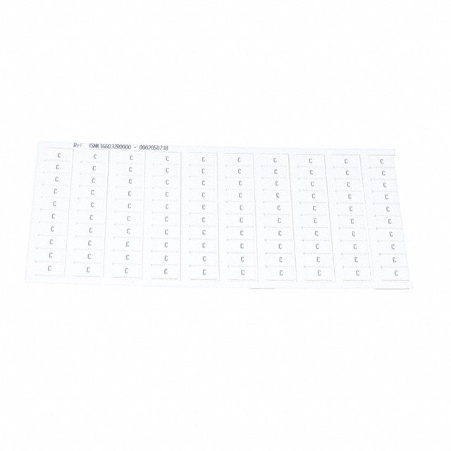 1SNK166032R0000 TE Connectivity ENTRELEC  Bandes de marquage pour borniers