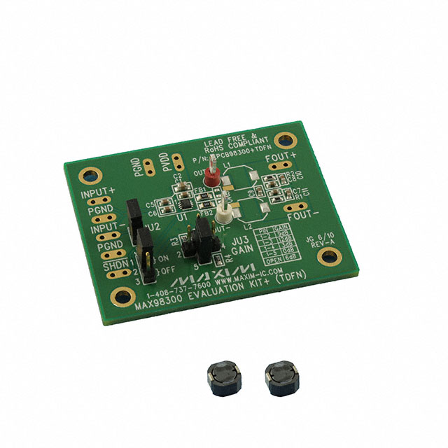 MAX98300EVKIT+TDFN Analog Devices Inc./Maxim Integrated  Cartes d'évaluation d'amplificateurs audio