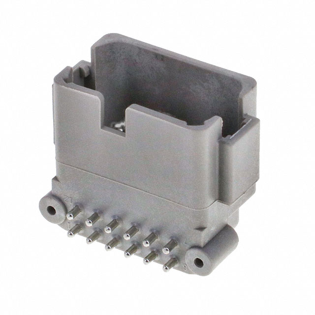 DTF13-12PA TE Connectivity Deutsch Connectors  Headers Male Pins