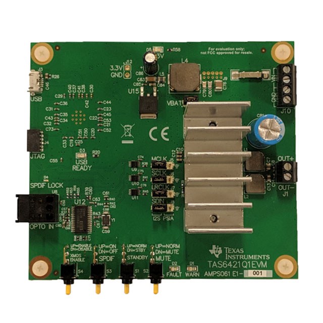 TAS6421Q1EVM Texas Instruments  Cartes d'évaluation d'amplificateurs audio