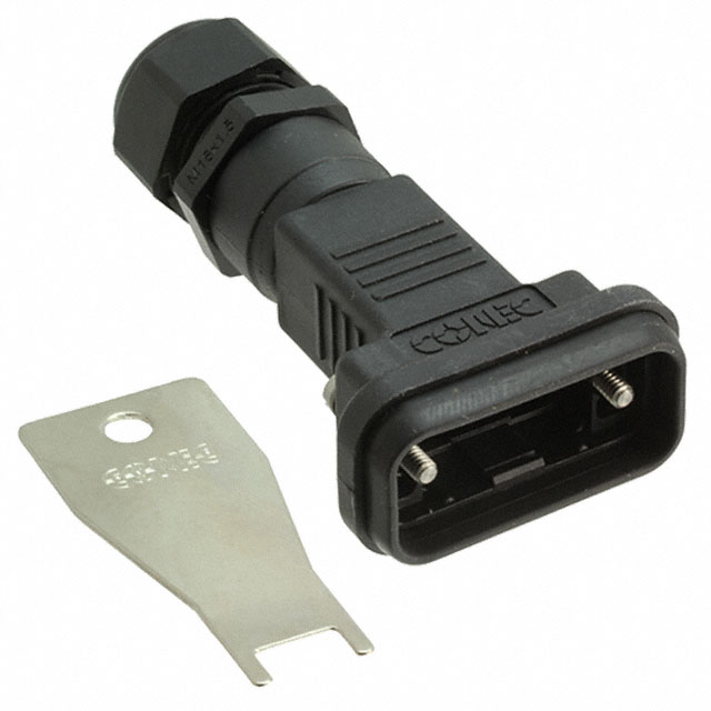 165X14819X Amphenol CONEC  Capots de connecteurs D-Sub en forme de D