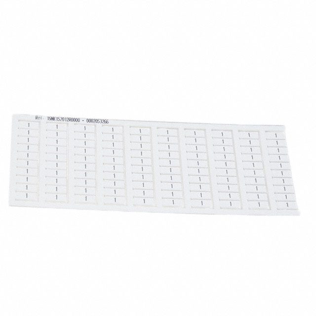 1SNK157012R0000 TE Connectivity ENTRELEC  Strisce di marcatura per morsettiere