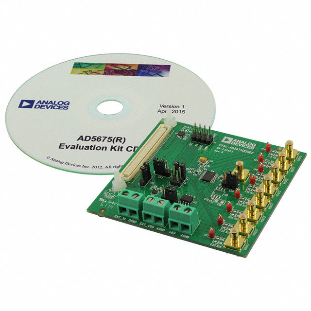 EVAL-AD5675RSDZ Analog Devices Inc.  Cartes d'évaluation des convertisseurs numériques-analogiques (DAC)
