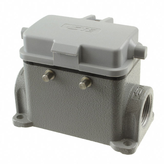 H10B-SDR-BO-2PG16 TE Connectivity AMP Connectors  Heavy Duty Connector Housings Hoods Bases