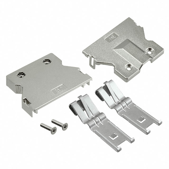 DF02D050A21 JAE Electronics  Capots de connecteurs D-Sub en forme de D