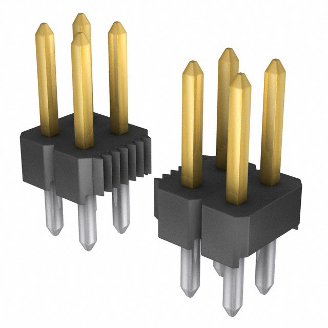 961242-6404-AR 3M  Embases à broches mâles