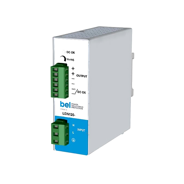 LDN120-24P Bel Power Solutions  Industrial DIN Rail Power Supplies