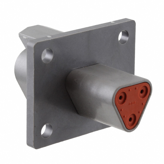 DT04-3P-L012 TE Connectivity Deutsch Connectors  Rectangular Connector Housings