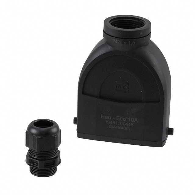 19461100446 HARTING  Gehäuse für Hochleistungs-Steckverbinder, Hauben und Sockel