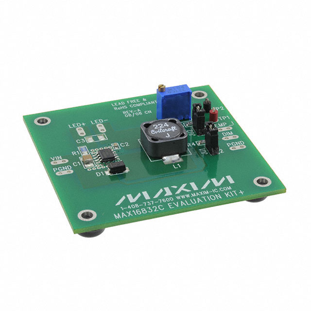 MAX16832CEVKIT+ Analog Devices Inc./Maxim Integrated  Cartes d'évaluation de pilotes LED
