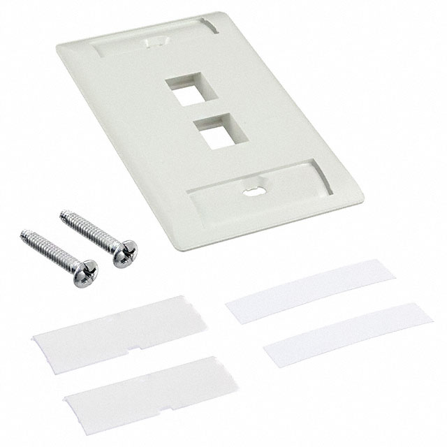 1-2111009-3 TE Connectivity AMP Connectors  Marcos de placas frontales Keystone