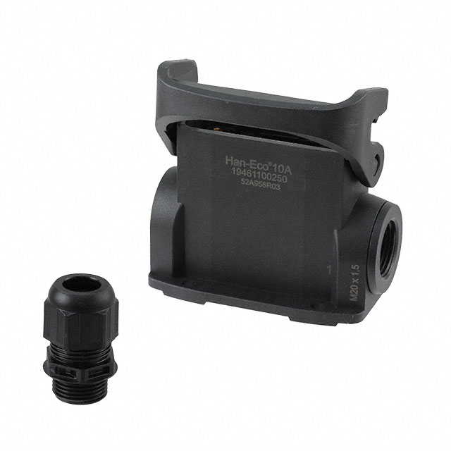 19461100250 HARTING  Heavy Duty Connector Housings Hoods Bases