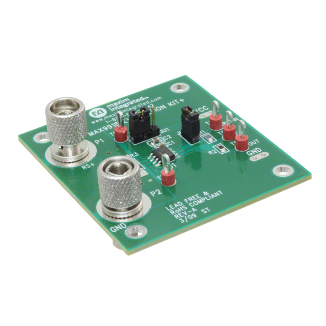 MAX9918EVKIT+ Analog Devices Inc./Maxim Integrated  Cartes d'évaluation d'amplificateurs opérationnels