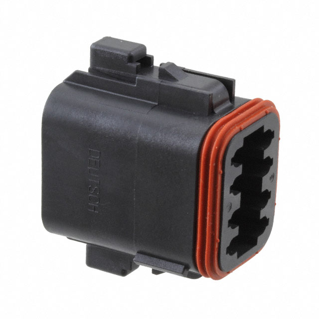 DT06-08SB TE Connectivity Deutsch Connectors  Rectangular Connector Housings