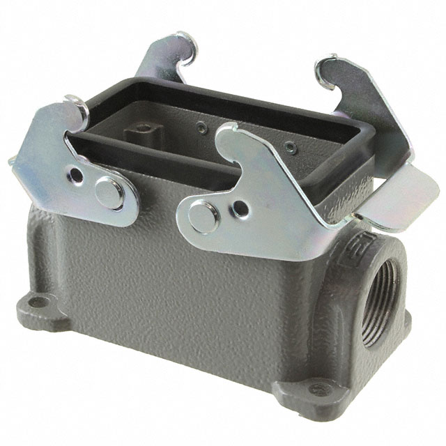 H10B-SGR-PG16 TE Connectivity AMP Connectors  Alloggiamenti per connettori per impieghi gravosi, cappucci e basi