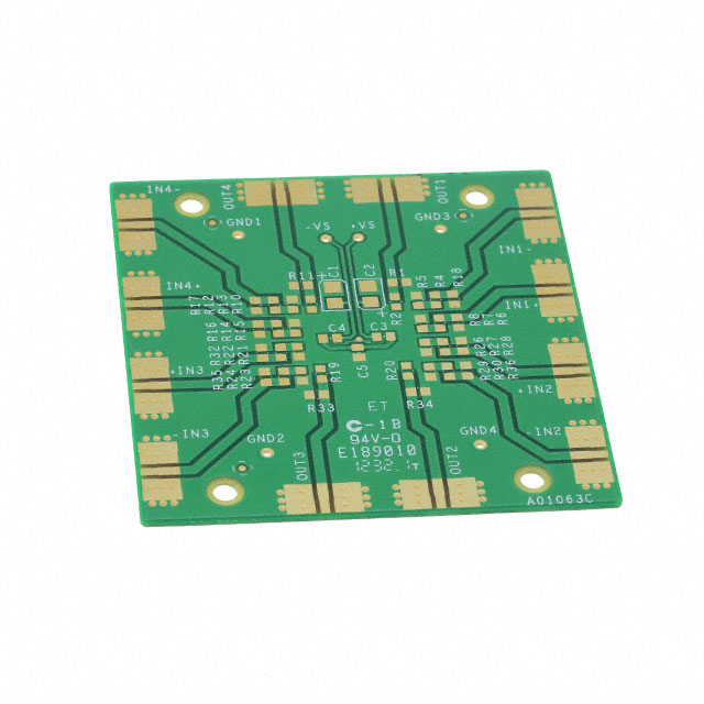 ADA4807-4ARUZ-EBZ Analog Devices Inc.  Cartes d'évaluation d'amplificateurs opérationnels