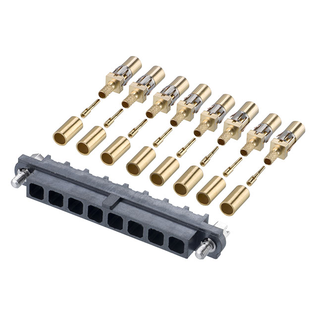 M80-FC305F1-08 Harwin Inc.  Free Hanging Panel Mount