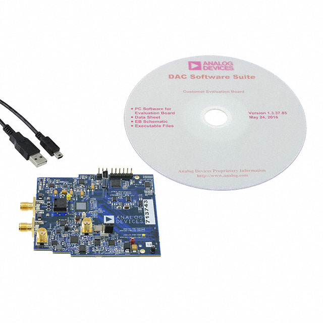 AD9164-FMC-EBZ Analog Devices Inc.  Cartes d'évaluation des convertisseurs numériques-analogiques (DAC)