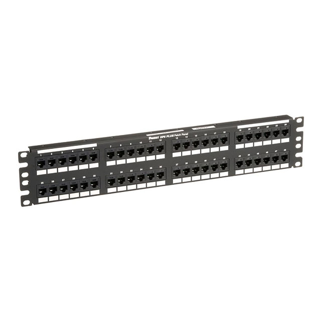 DP48688TGY Panduit Corp  Paneles de conectores de patchbay